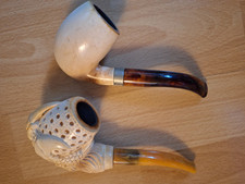 2 x alte  Meerschaumpfeife mit