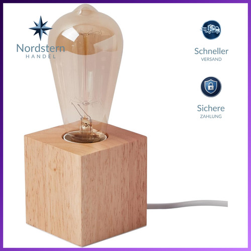 Tischlampe nachttischlampe e27 - tischlampe,