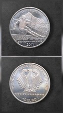 FIS Alpine Ski WM 2011 – 10 Euro Silbermünze