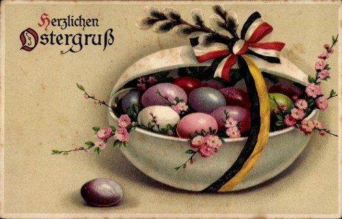 Herzlichen ostergruß - ak,