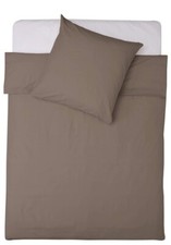 Lumaland Premium Bettwäsche Farbe: Taupe  Alltags Bettwäsche mit YKK Reißverschl