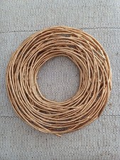 Adventskranz Weihnachten Deko goldfarben Holz Zweige