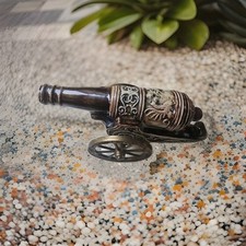 Vintage Keramik Flasche Kanone