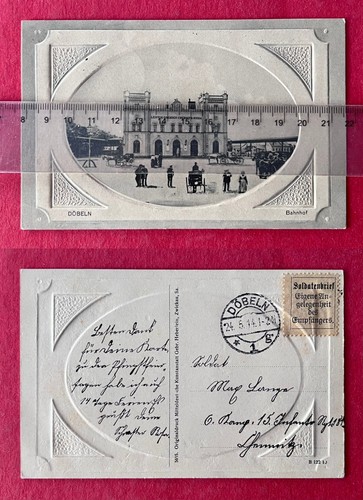 Prägedruck döbeln 1914 - prägedruck,