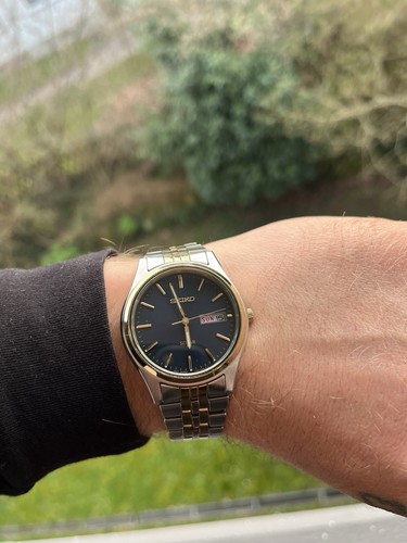 Seiko solar v158 daydate - seiko,
