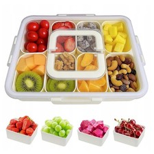 Snackbox Transparent 8 Fächer