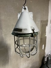 BUNKERLAMPE INDUSTRIELAMPE FABRIKLAMPE BAUHAUS LOFT LAMPE INDUSTRIAL VINTAGE EX