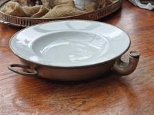 Antik WWI Porzellan Warmhalte Teller Kaiserreich bis ende WK1