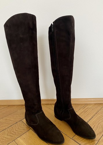 Stiefel overknees schuhe braun - stiefel,