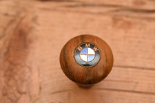 BMW Schaltknauf Holz mit Emblem Oldtimer