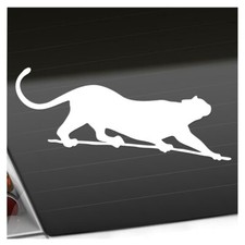 Wildkatze - Panther - Leopard Aufkleber Sticker 25 Farben Neon Matt