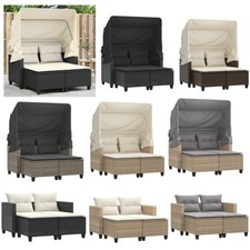 Poly rattan gartensofa - poly,