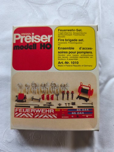 Preiser ffw set - ffw, haspel,