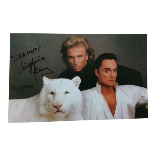 Siegfried roy autogramm - siegfried, &