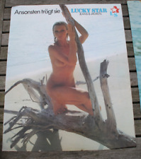 original Vintage POSTER Ansonsten trägt sie  LUCKY STAR Jeans & Jackets  LS Sexy