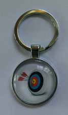 Schlüsselanhänger Bogenschiessen Keychain Bow Zielscheibe Anhänger Bogensport