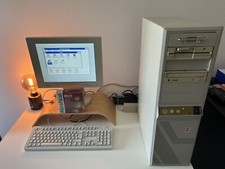 RETRO AMD ESCOM 386 DX/SX Floppy 5.25 3.5 HDD 500MB CDROM Sound & ports -TOP!-