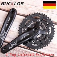 Fahrrad Kurbel Garnitur 42-32-24 44-32-22 Zähne Kettenblatt 9/10fach fit Shimano
