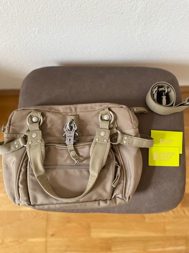 Vintage ggl handbag white - handbag,