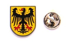 Aachen pin stadt wappen - pin,