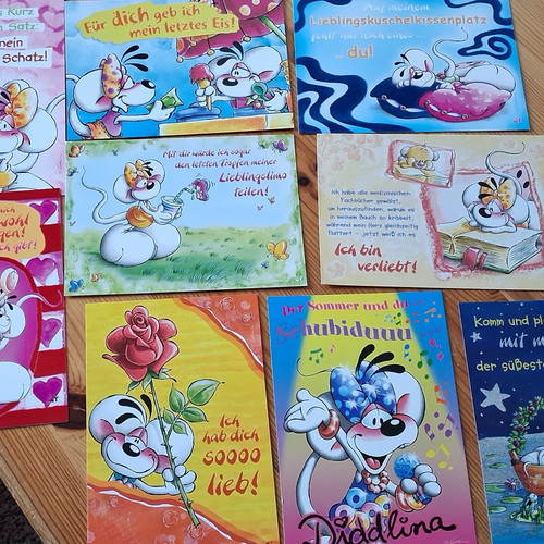 Diddl postkarten lot - postkarten,