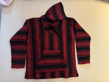 Ethno Pullover rot schwarz