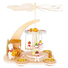 Schneemann-Pyramide Karusell