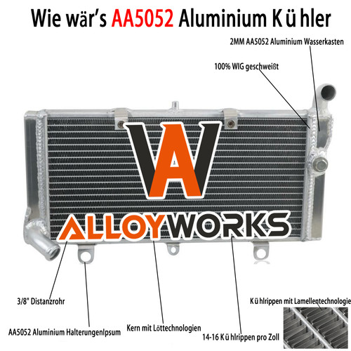 Upgraded aluminium kühler - upgraded,