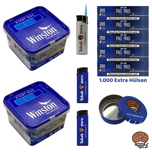 Winston blue blau volumentabak - winston, blue/blau
