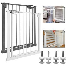 85-115cm Treppenschutzgitter ohne Bohren Türgitter Auto-Close Treppengitter Baby