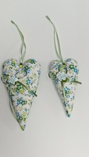 2 Herzen, Stoff Herz, Anhänger, Lieblingsmensch, Fensterdeko, Frühling, Ostern 