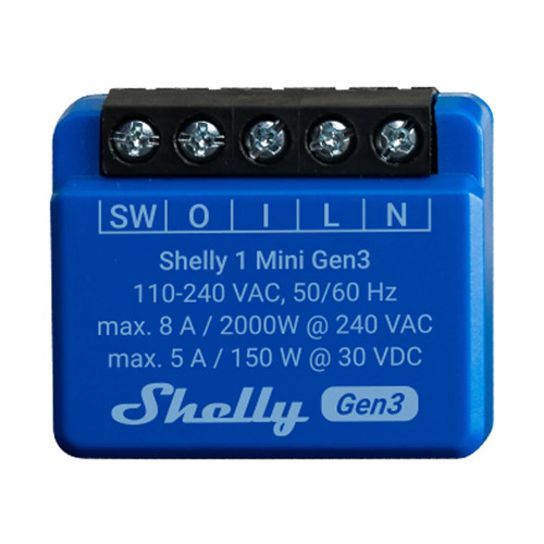 Shelly mini gen - 1, 3