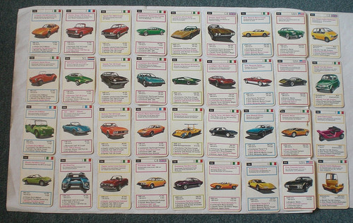 Auto quartett prototypen - auto,