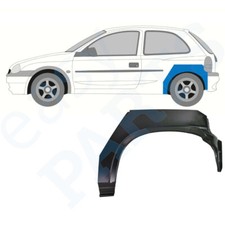 Für Opel Corsa B 1993-2001 3 Tür Radlauf Reparaturblech Kotflügel / Links