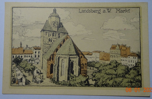Landsberg warthe markt 1914 - warthe,