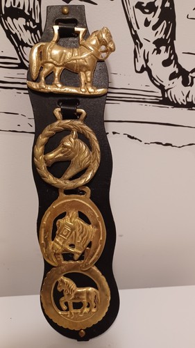 Horse brasses vintage - horse-brasses,