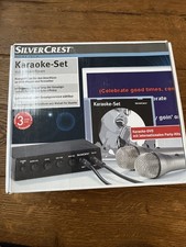 Karaoke Set Anlage Silvercrest TM210 zum Anschluss an DVD-Player und TV