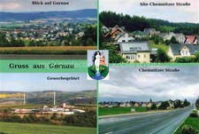 Gornau Erzgebirge Panorama Chemnitzer Strasse Gewerbegebiet