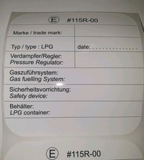 R115 einbauplakette - r115,