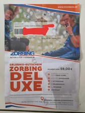 Zorbing Deluxe Gutschein