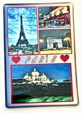 PARIS / FRANKREICH / FRANCE- KÜHLSCHRANKMAGNET-FRIDGE MAGNET-SOUVENIR 1508