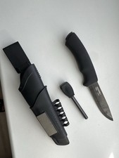 Morakniv Companion Spark Carbon Survival Knife – Outdoor Messer mit Feuerstahl