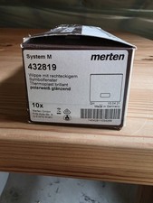 9x Merten System M Wippen Mit