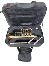 MTP B-Piccolo Trompete P81 G – 4 Drehventile – Goldmessingschall SEIBOLD MINIBAL