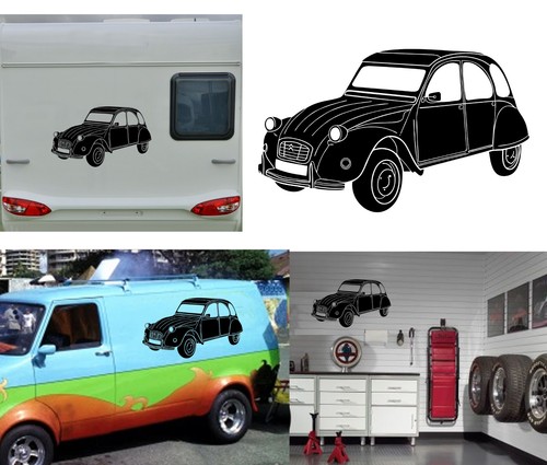 Vinyl aufkleber citroen cv - aufkleber,