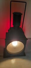 XXL ORIGINAL  A. NOWAK WIEN EISENBAHN SIGNAL LATERNE  LOK LAMPE ca 1920 VIDEO !!