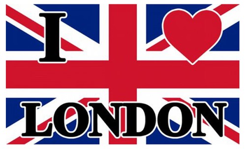 Love london flagge - fuss, x