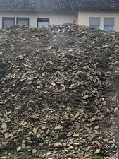 Bodenaushub , Schiefer, Bruchstein, Füllmaterial, Material für Naturgärten