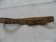 SAM BROWN Nietengürtel hellbraun Gr. 85 TOP BI620