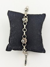 KARL LAINE FINNLAND Armband 0,925 Sterlingsilber teilgeschwärzt Bergkristall